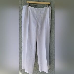 Talbots Linen Women's White Pants